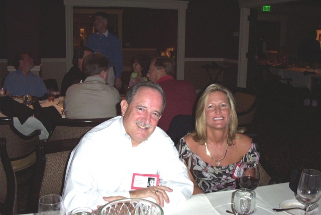 Mary Ann Edgeworth (71)  Hicks and husband Bill Hicks (69) at the 2005 reunion